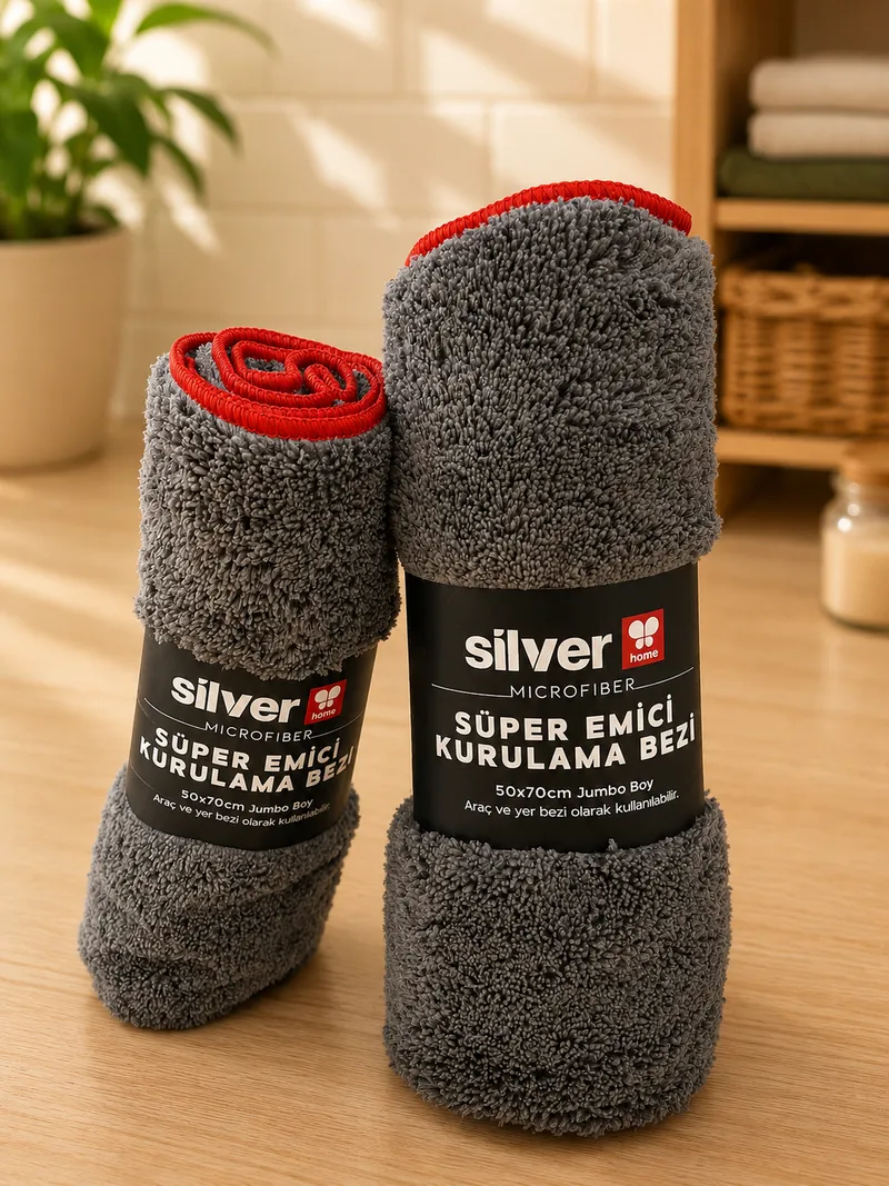 MİCROFİBER SÜPER EMİCİ KURULAMA BEZİ 50x70 cm - ByCengo